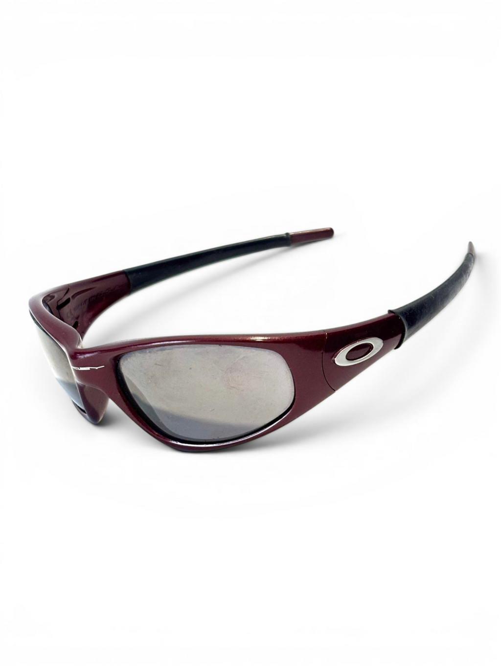 1996 Oakley Straight Jacket Blood / Black Iridium Sunglasses