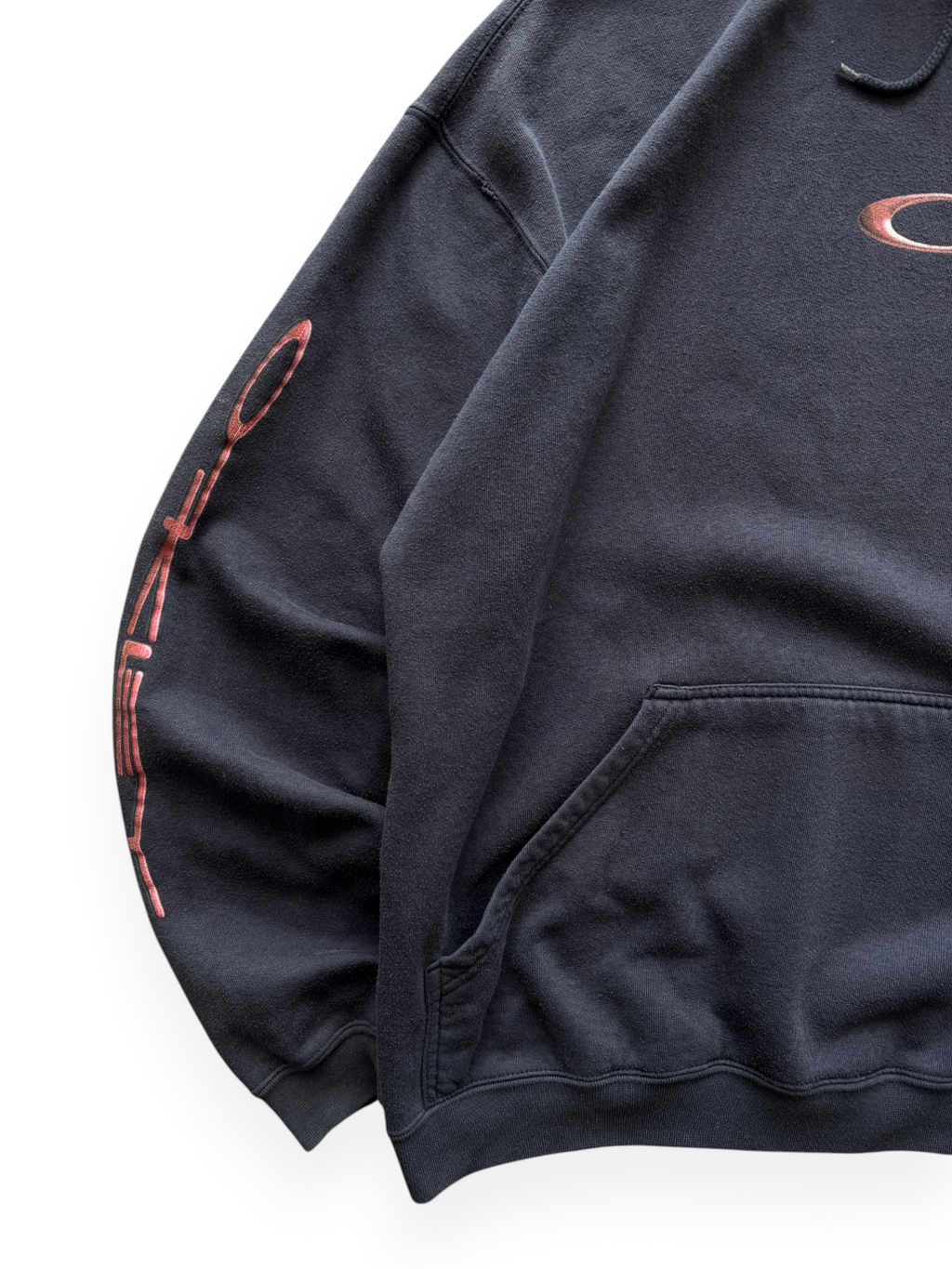 2000's Oakley Icon / Spell Out Hoodie (L)