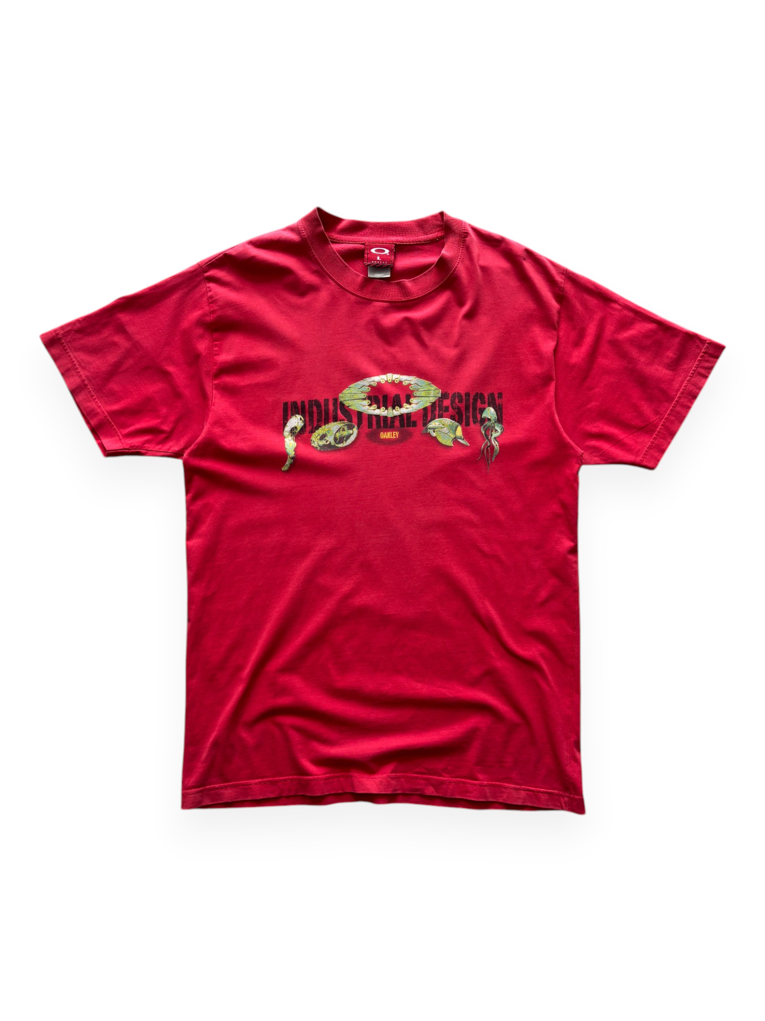 2000's Oakley Industrial Design Biomechanical Graphic Tee (L)