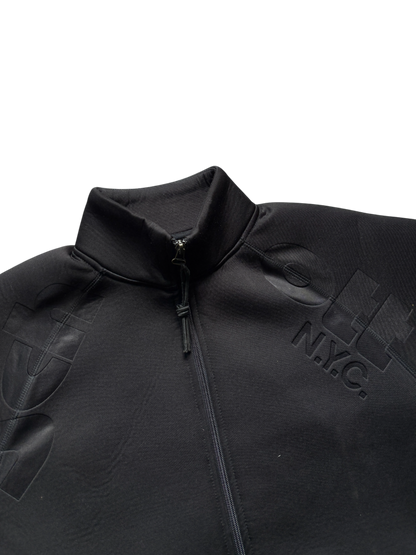 SCHOTT NEOPRENE BLACK SPELL OUT JACKET