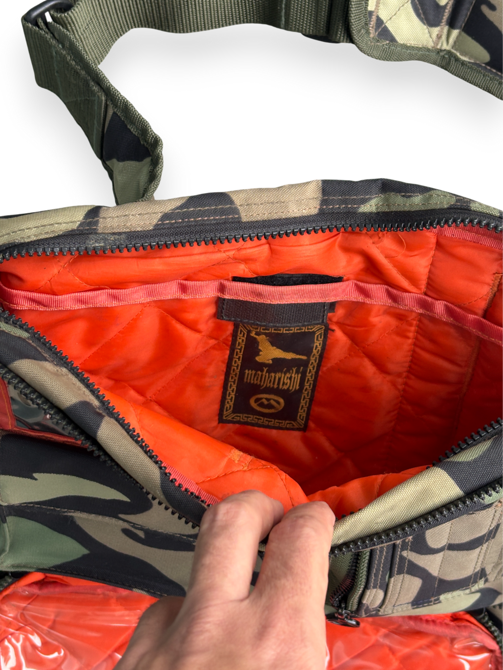 90's Maharishi Camo Sling Bag / Backpack