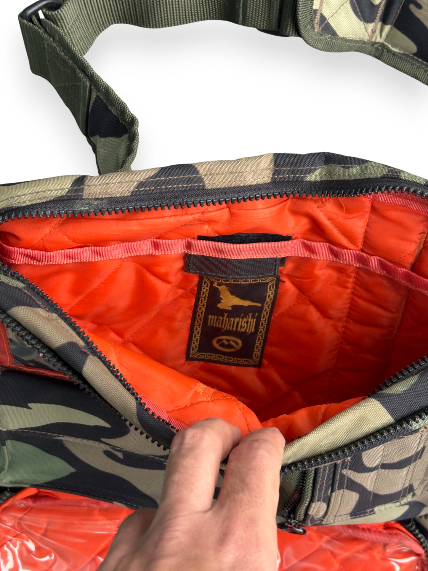 90's Maharishi Camo Sling Bag / Backpack