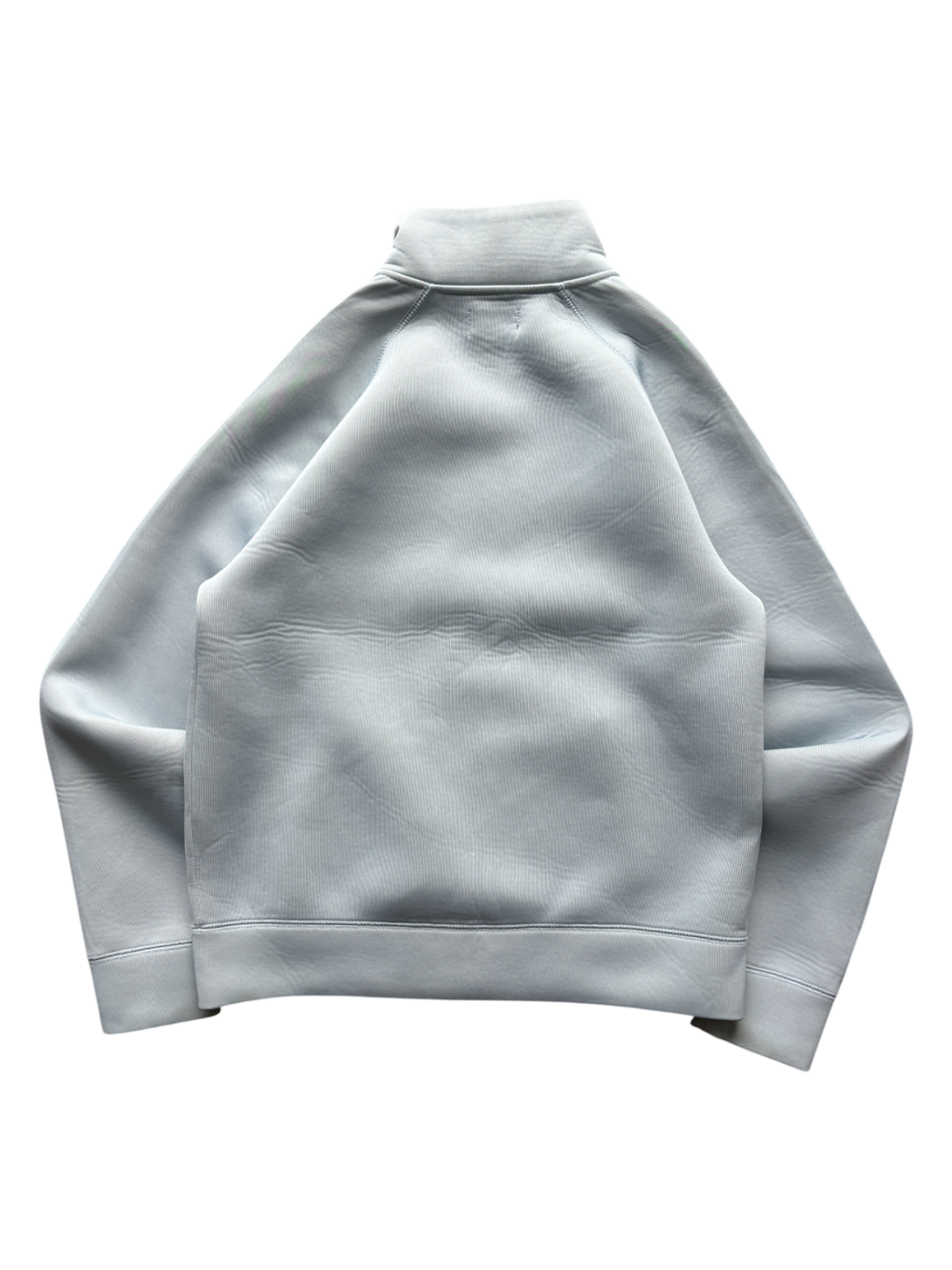 SCHOTT NEOPRENE BABY BLUE SPELL OUT JACKET