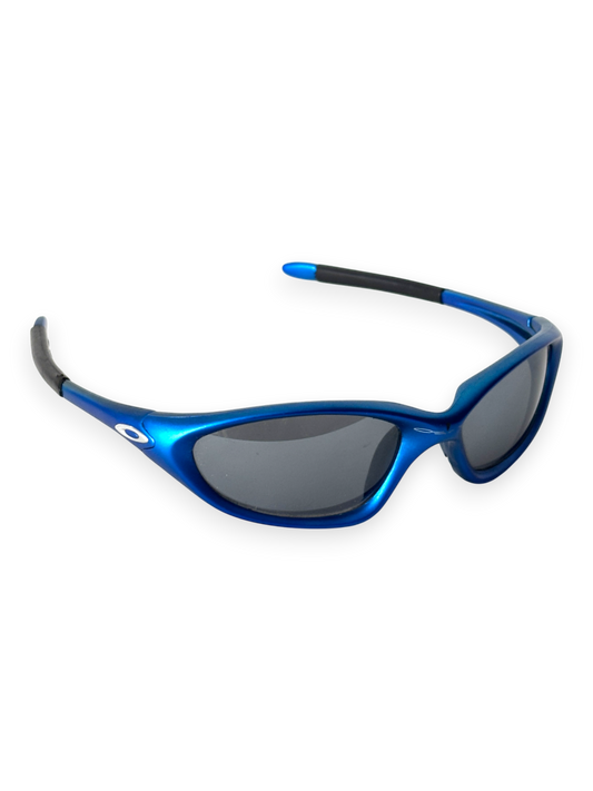 2000 Oakley Twenty Electric Blue / Black Iridium Sunglasses