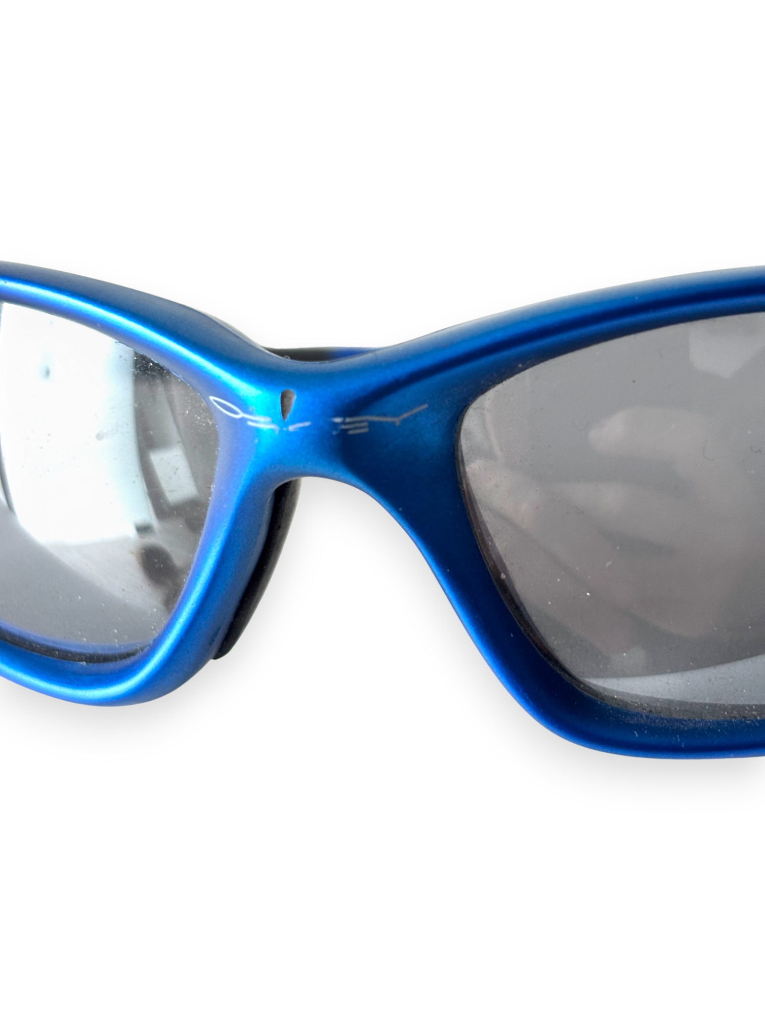 2000 Oakley Twenty Electric Blue / Black Iridium Sunglasses