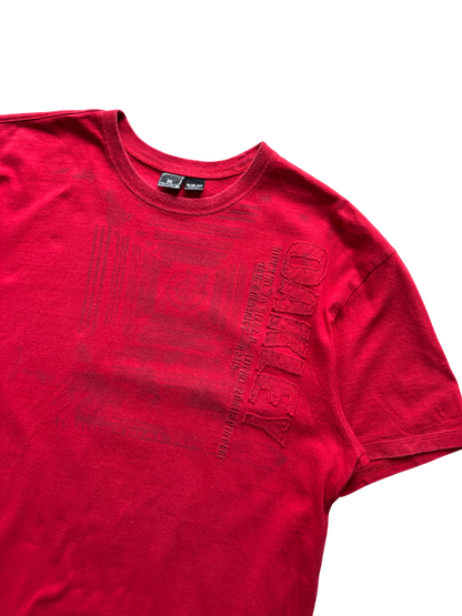 00'S OAKLEY RED GRAPHIC TEE