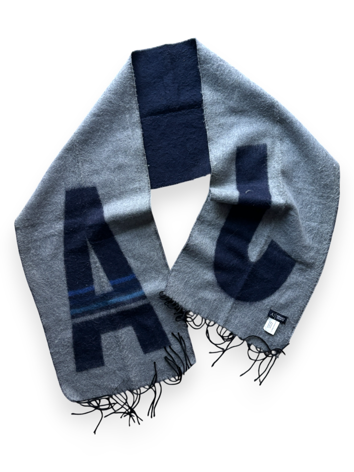 2000's Armani Jeans Reversible A/J Scarf