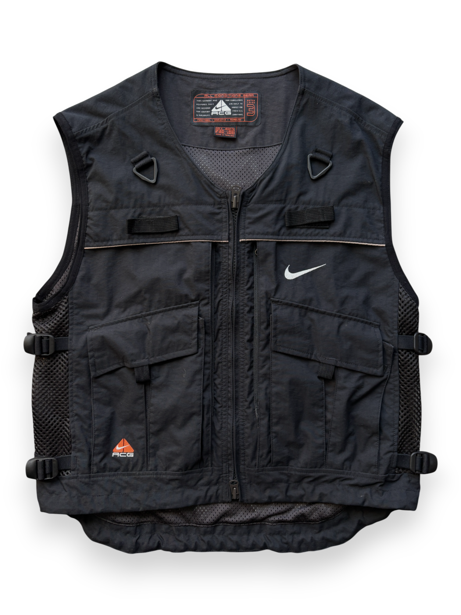 1999 Nike ACG Cargo Pocket Hidratation Vest Layer 3 (M)