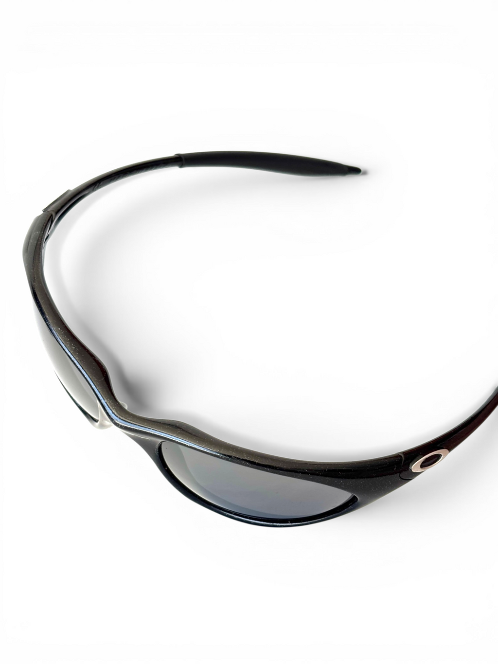 1997 Oakley Topcoat Metallic Black / Black Iridium