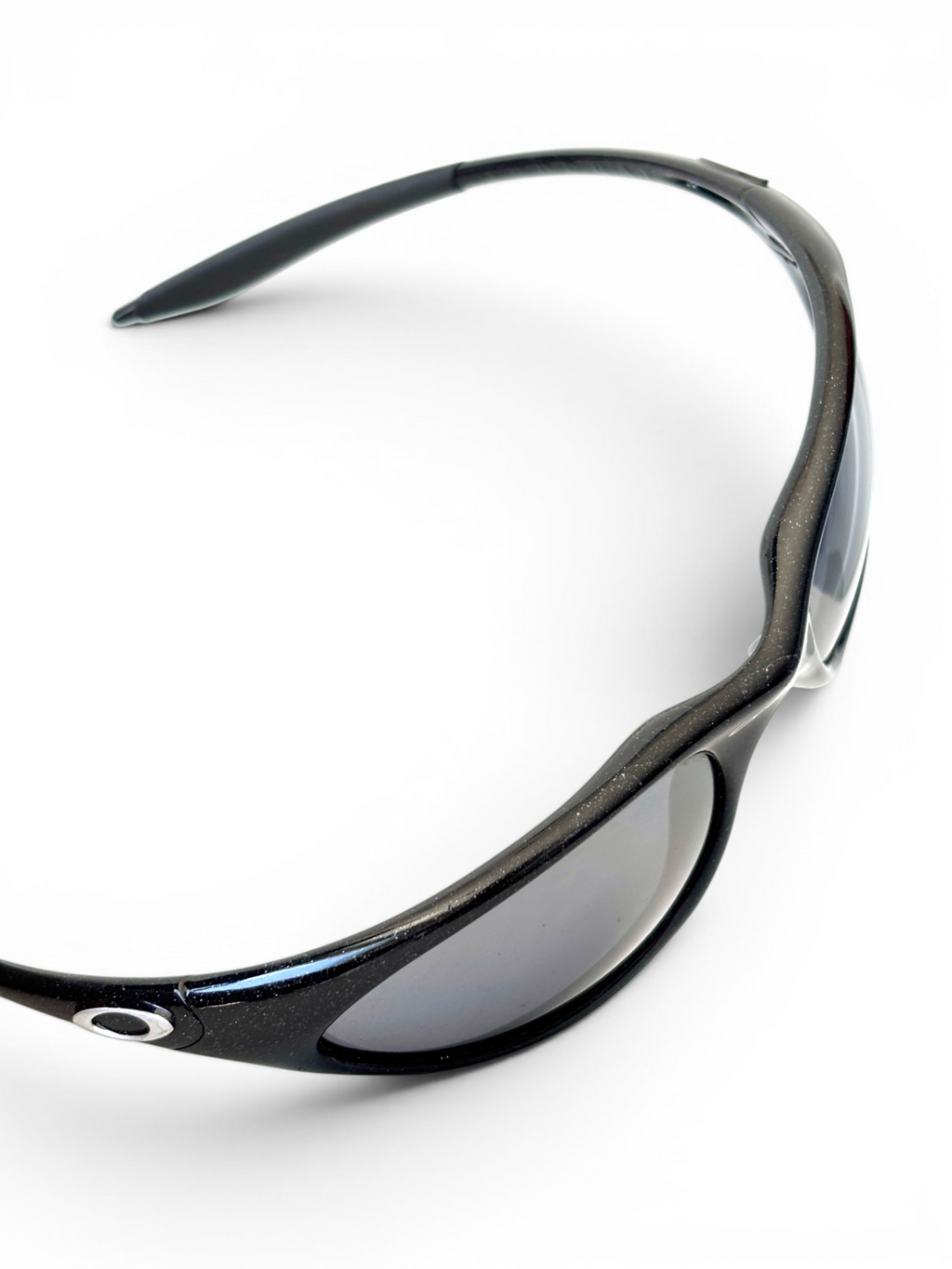 1997 Oakley Topcoat Metallic Black / Black Iridium