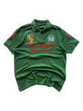 LA MARTINA PORSCHE FOREST GREEN POLO