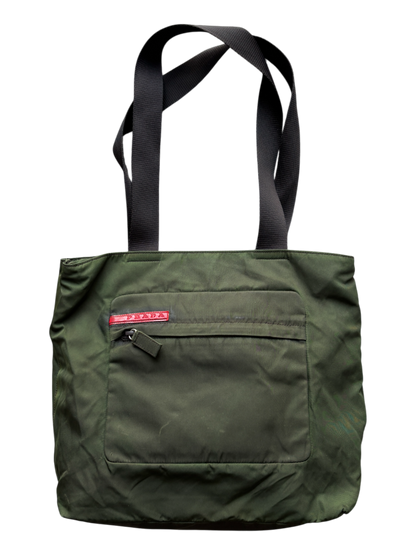 00'S PRADA SPORT FOREST GREEN SHOULDER BAG