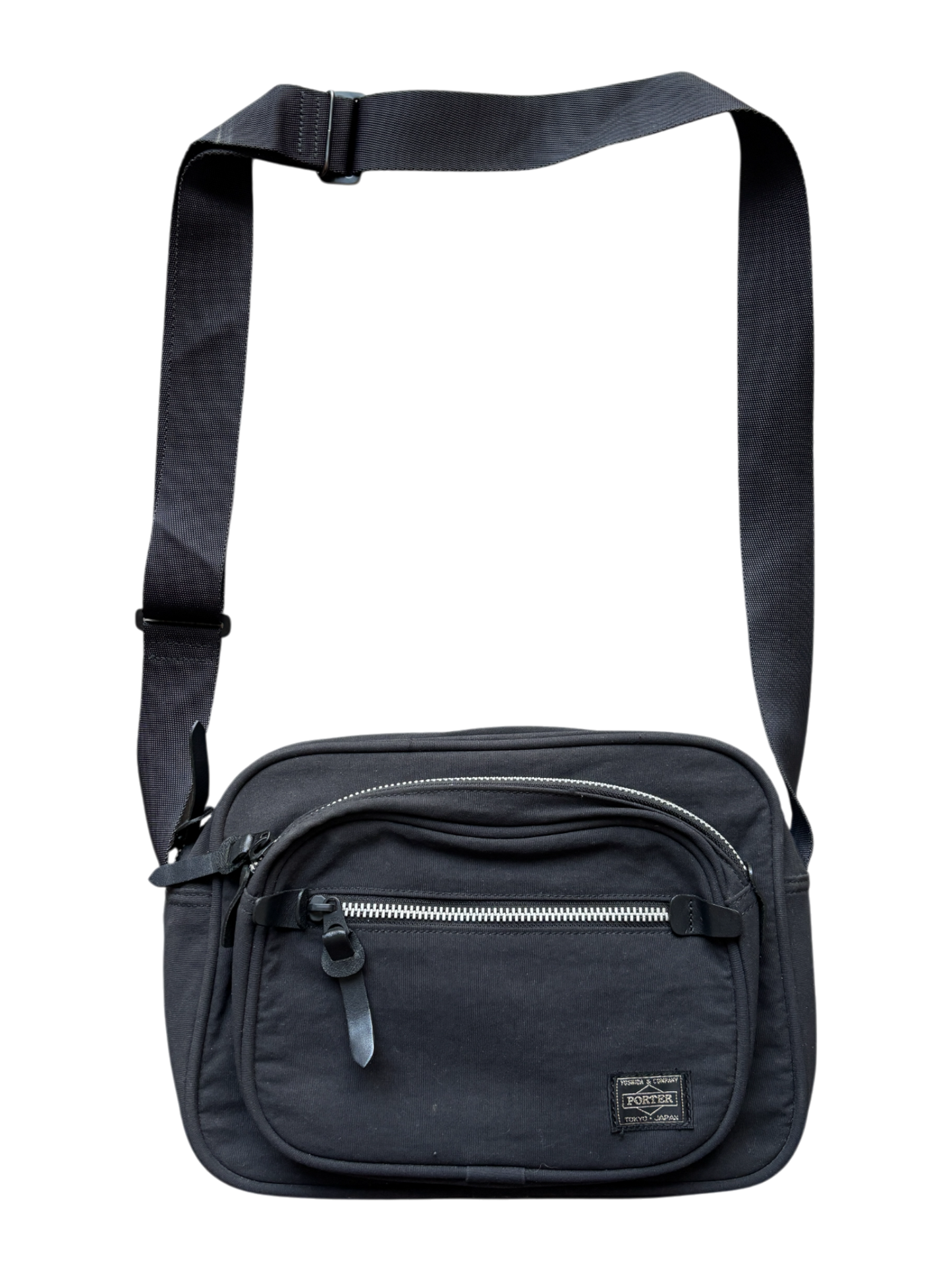 PORTER-YOSHIDA & CO. SMALL BLACK SHOULDER BAG