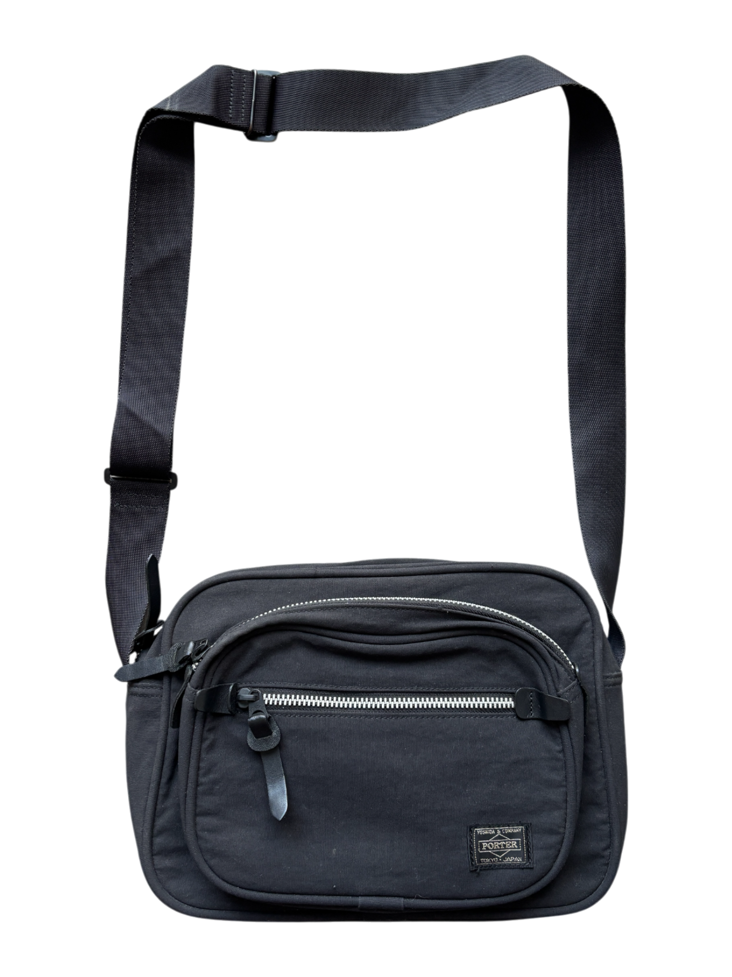 PORTER-YOSHIDA & CO. SMALL BLACK SHOULDER BAG