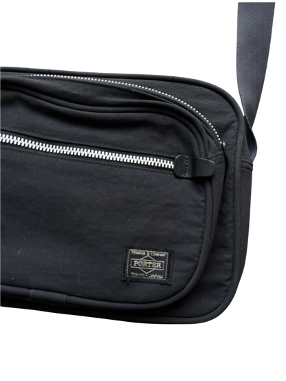 PORTER-YOSHIDA & CO. SMALL BLACK SHOULDER BAG