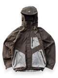 Peak Performance Chocolate / Blue Stripes Ski Jacket (L)