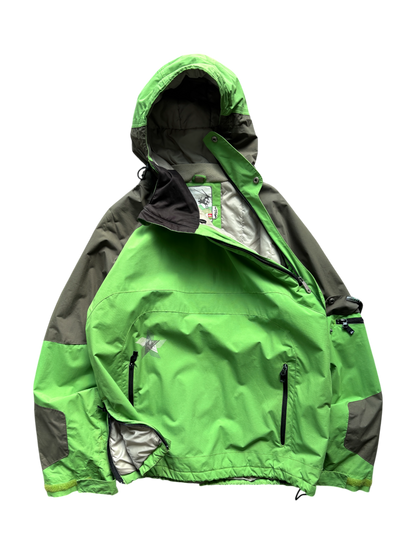 00's Quicksilver Asymmetrical Zipper Sky Jacket