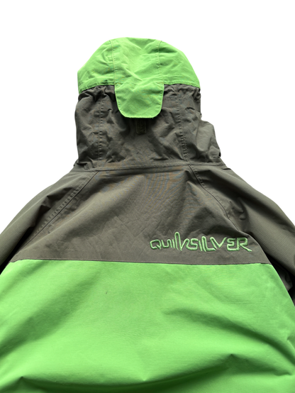 00's Quicksilver Asymmetrical Zipper Sky Jacket