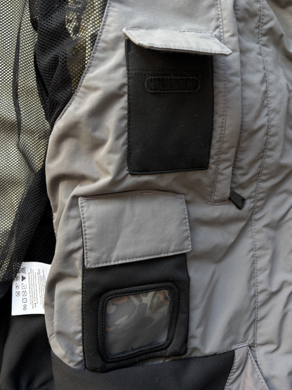 Peak Performance Chocolate / Blue Stripes Ski Jacket (L)