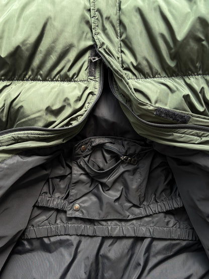PRADA LINEA ROSSA FOREST GREEN PADDED PARKA