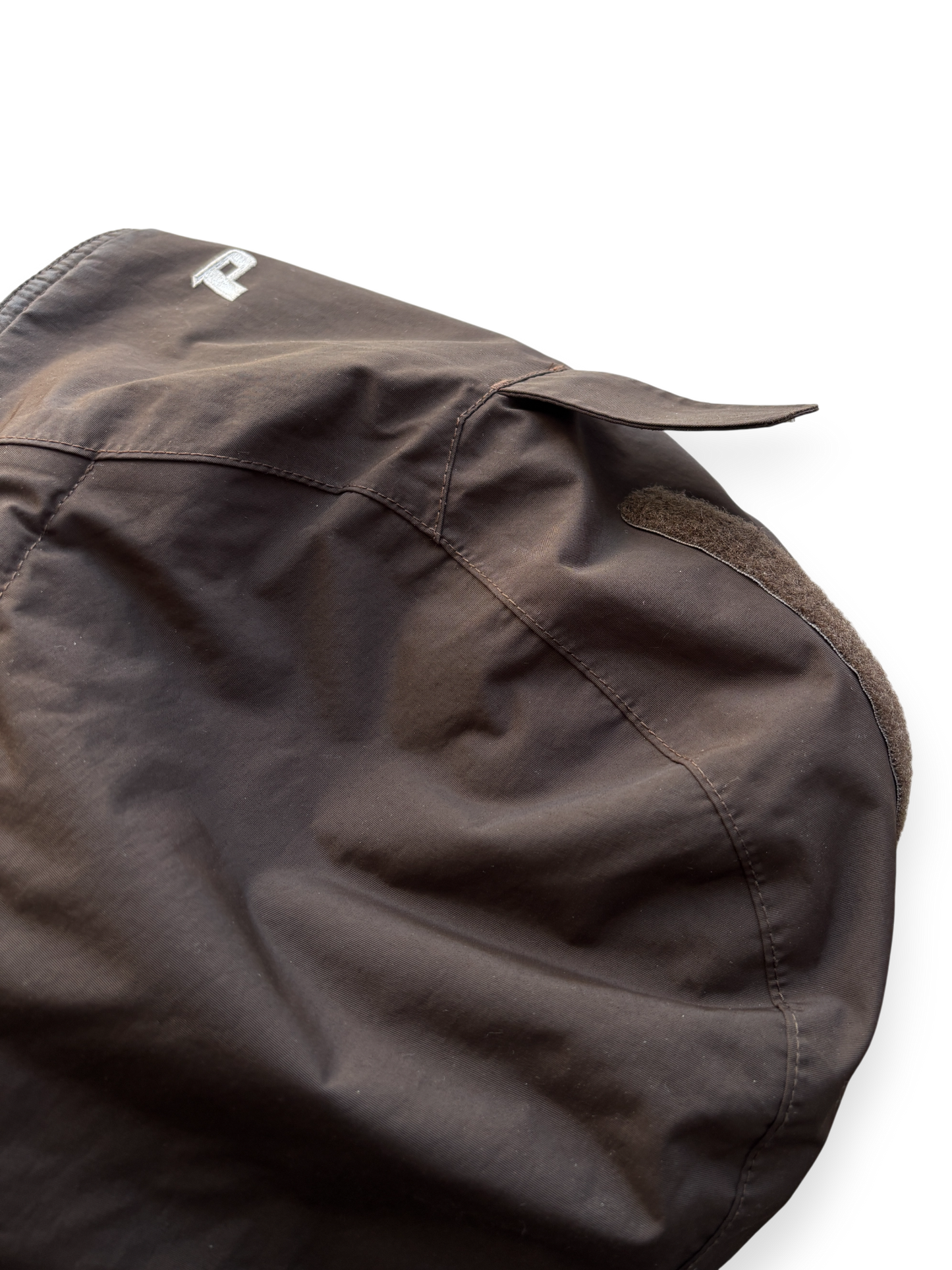 Peak Performance Chocolate / Blue Stripes Ski Jacket (L)