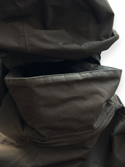 Peak Performance Chocolate / Blue Stripes Ski Jacket (L)