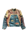 90'S LEATHER MOTO JACKET