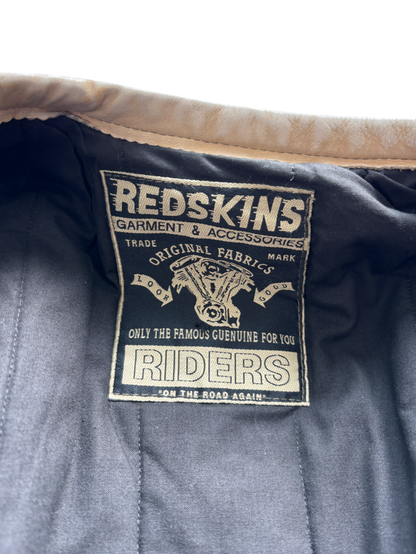90'S REDSKINS LEATHER MOTO JACKET