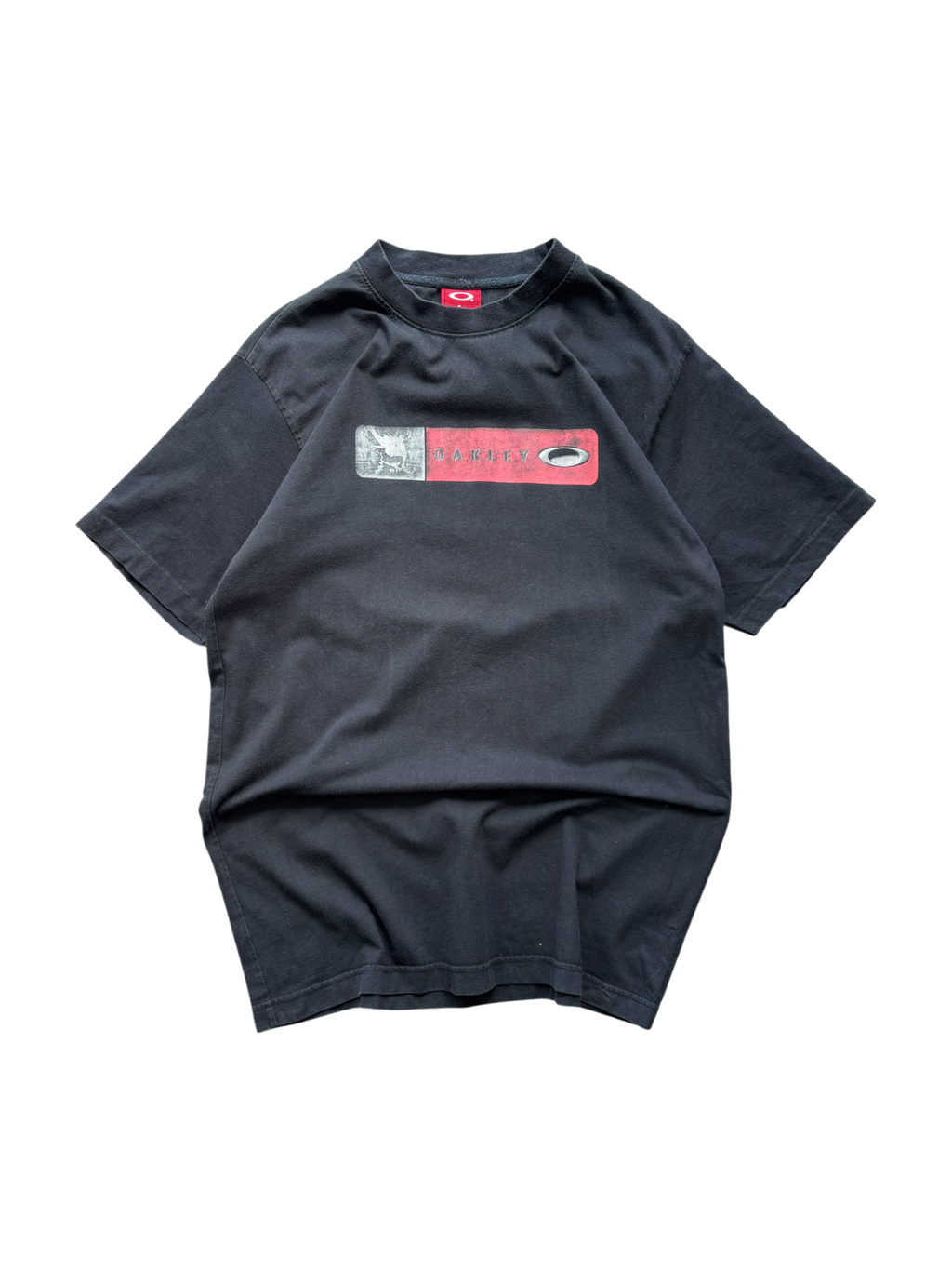 00's Oakley Skull Spell Out Tee