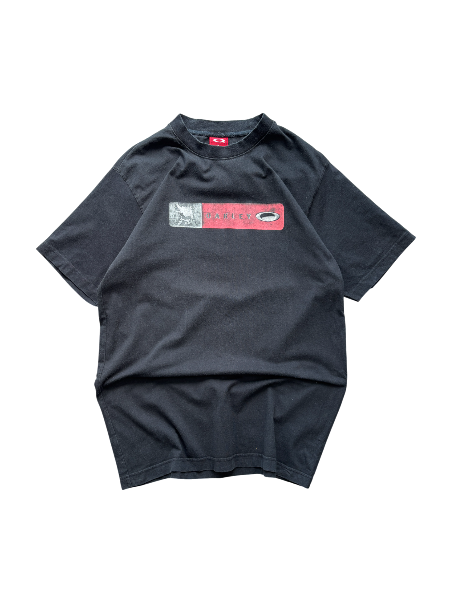 00's Oakley Skull Spell Out Tee