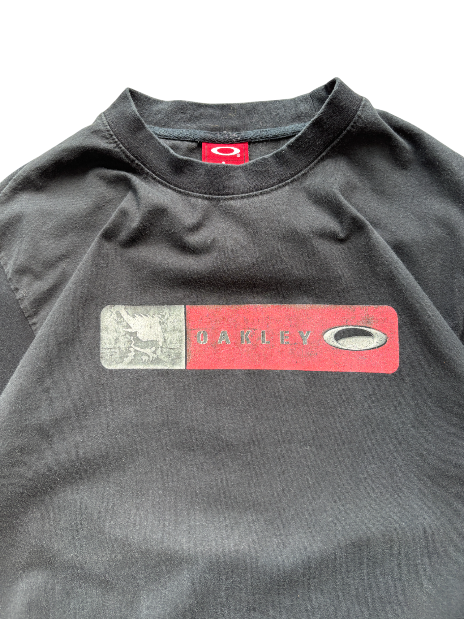 00's Oakley Skull Spell Out Tee