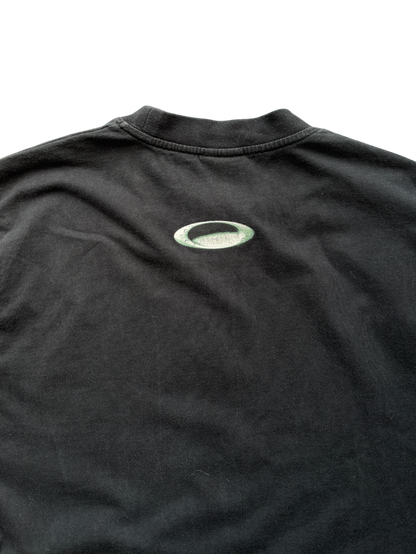 00's Oakley Skull Spell Out Tee