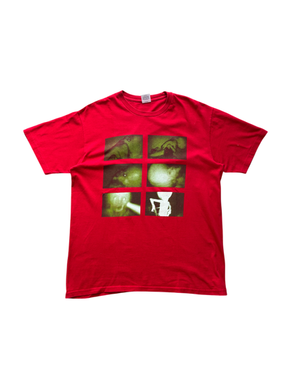 FW18 SUPREME RUBBER JOHNNY RED TEE