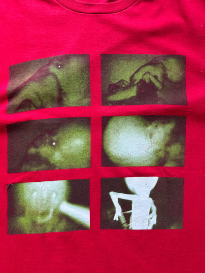 FW18 SUPREME RUBBER JOHNNY RED TEE
