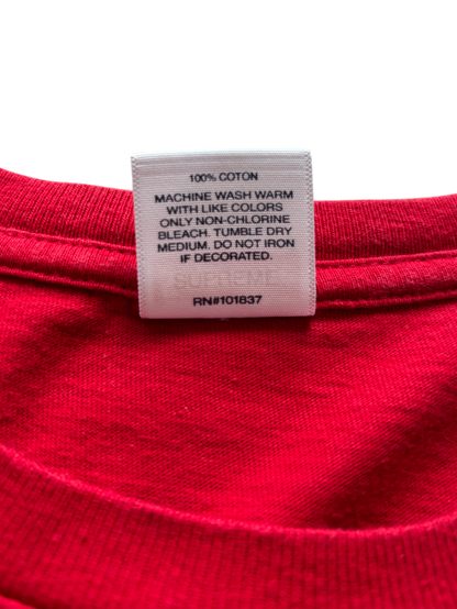 FW18 SUPREME RUBBER JOHNNY RED TEE