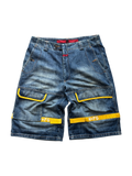 VINTAGE MARITHE FRANCOIS GIRBAUD SHUTTLE TAPE SHORTS