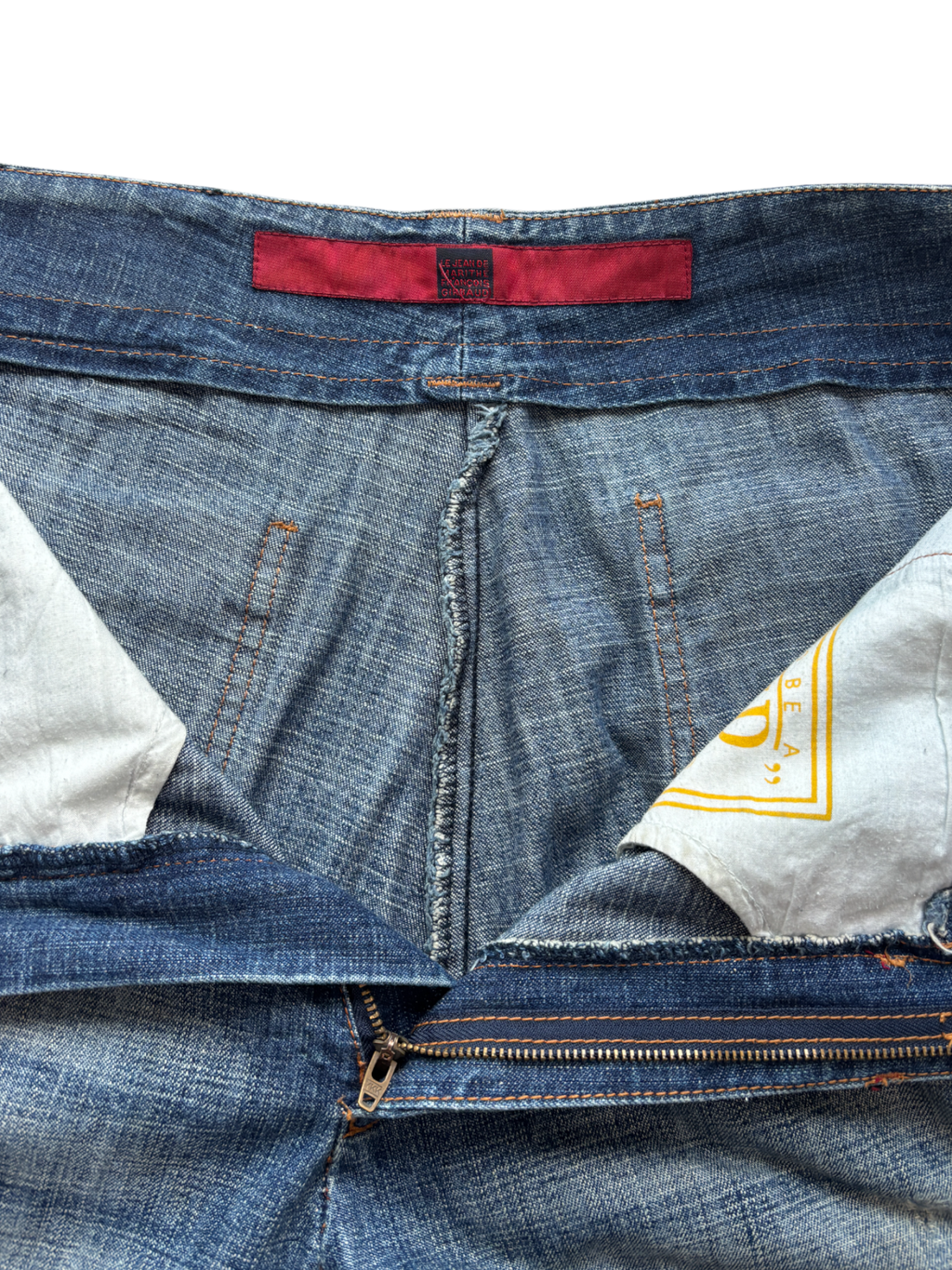 VINTAGE MARITHE FRANCOIS GIRBAUD SHUTTLE TAPE SHORTS