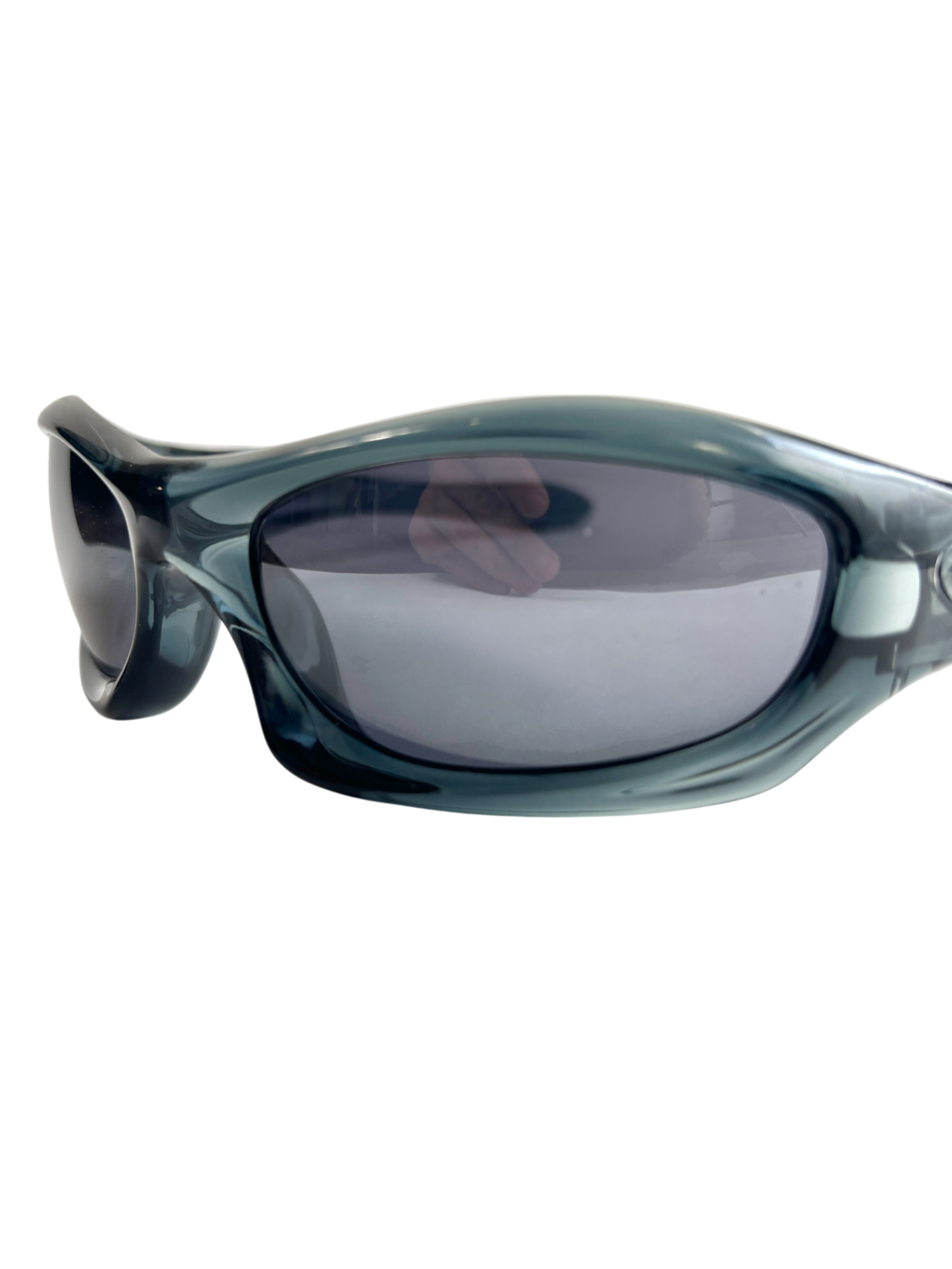 OAKLEY MONSTER DOG CRYSTAL BLUE BLACK IRIDIUM