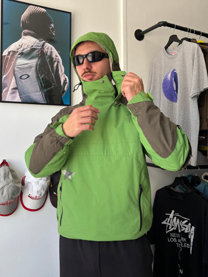 00's Quicksilver Asymmetrical Zipper Sky Jacket