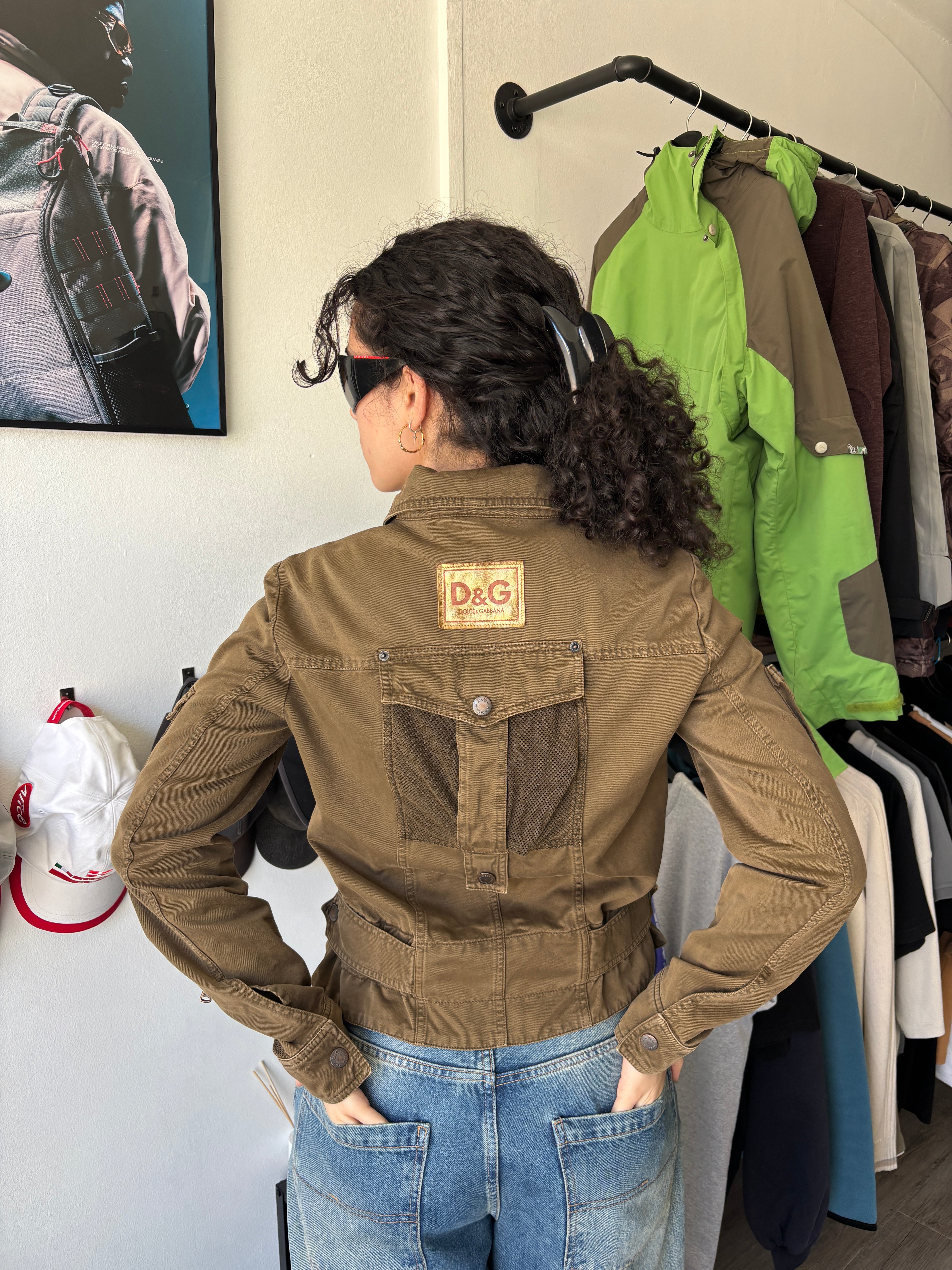DOLCE & GABBANA FW 2003 MILITARY CARGO JACKET