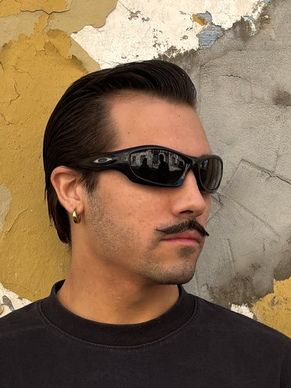 OAKLEY MONSTER DOG POLISHED BLACK BLACK IRIDIUM