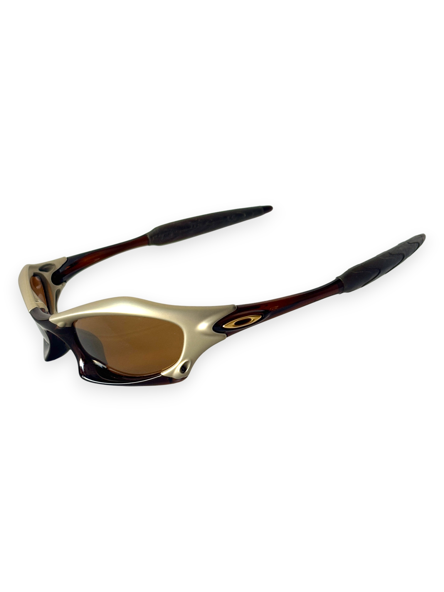 2002 Oakley Splice Platinum - Rootbeer / Gold Iridium
