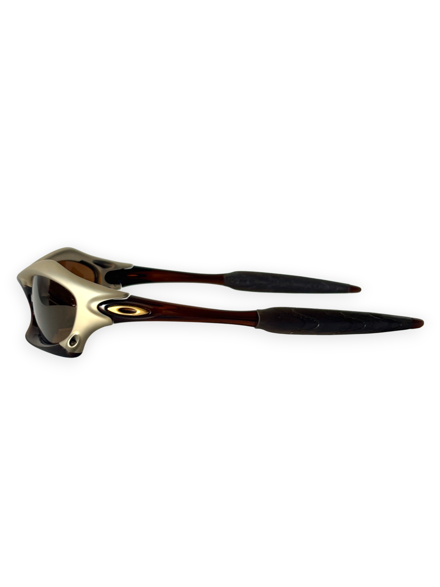 2002 Oakley Splice Platinum - Rootbeer / Gold Iridium