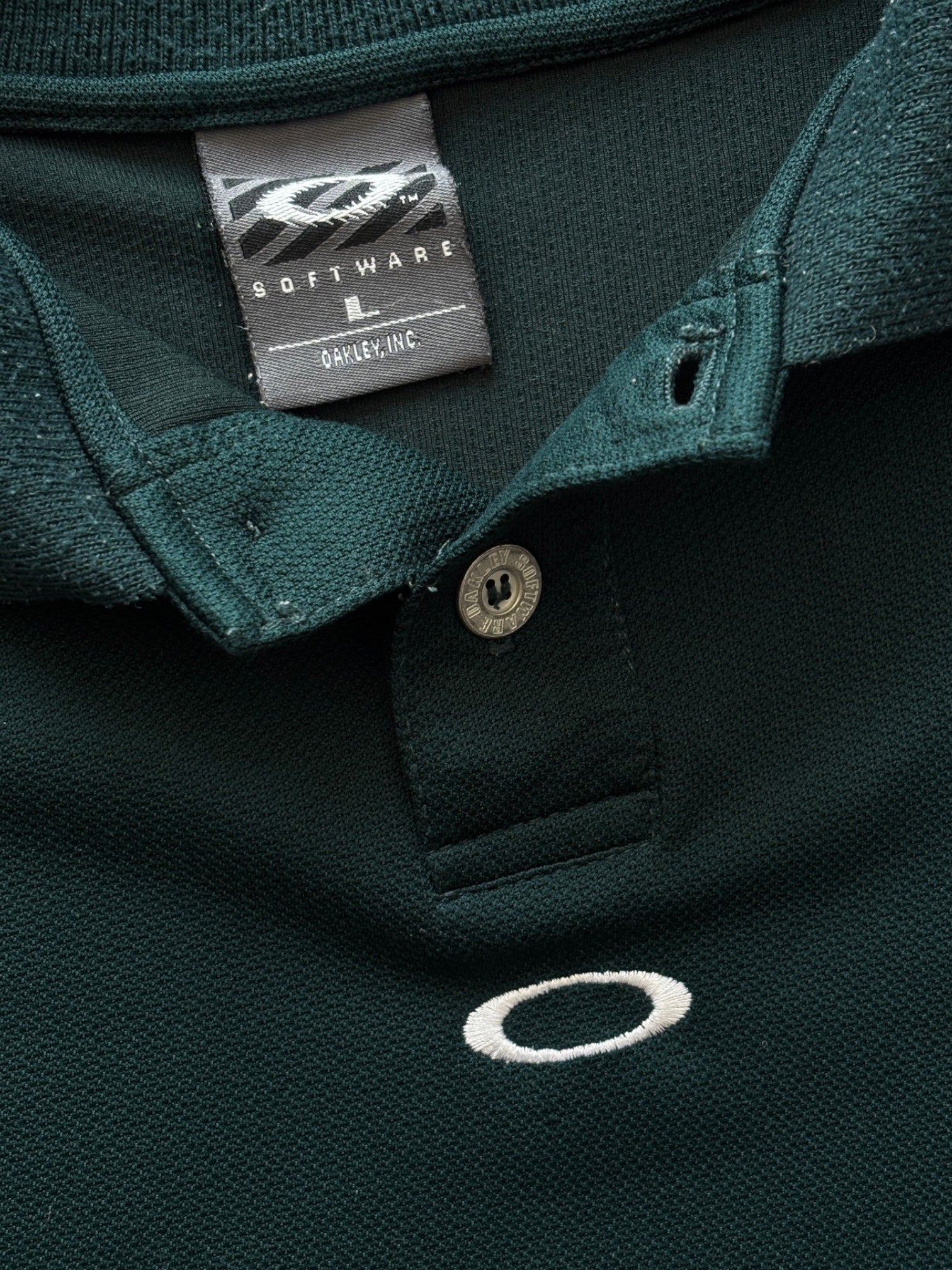 2000's Oakley Software Forest Green Icon Polo (L) – 16.88studio
