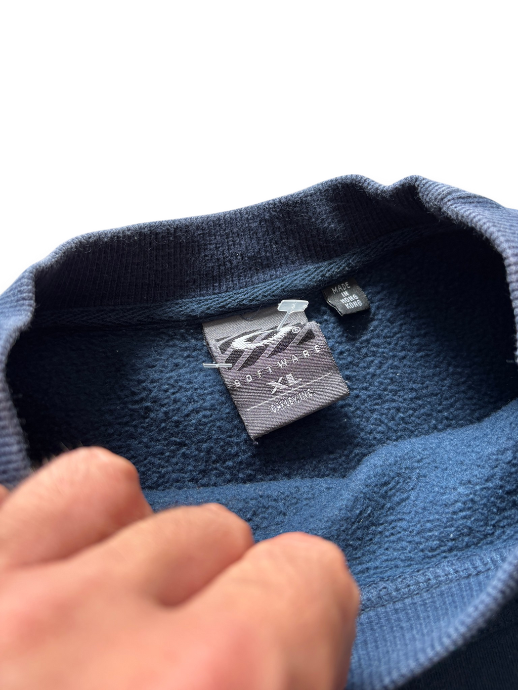 2000's Oakley Software Static O Navy Crewneck (XL)