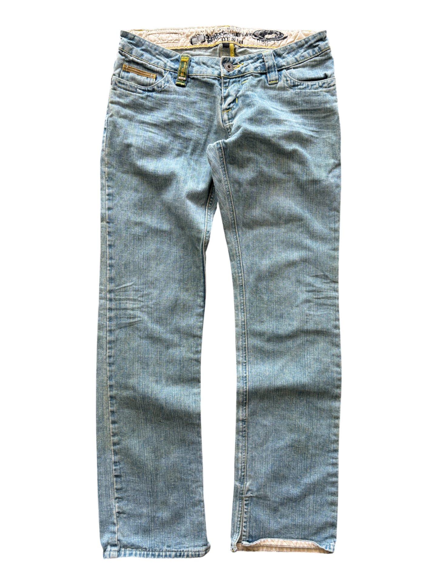 0O'S OAKLEY WOMEN'S INDRUSTRIAL X METAL DENIM JEANS