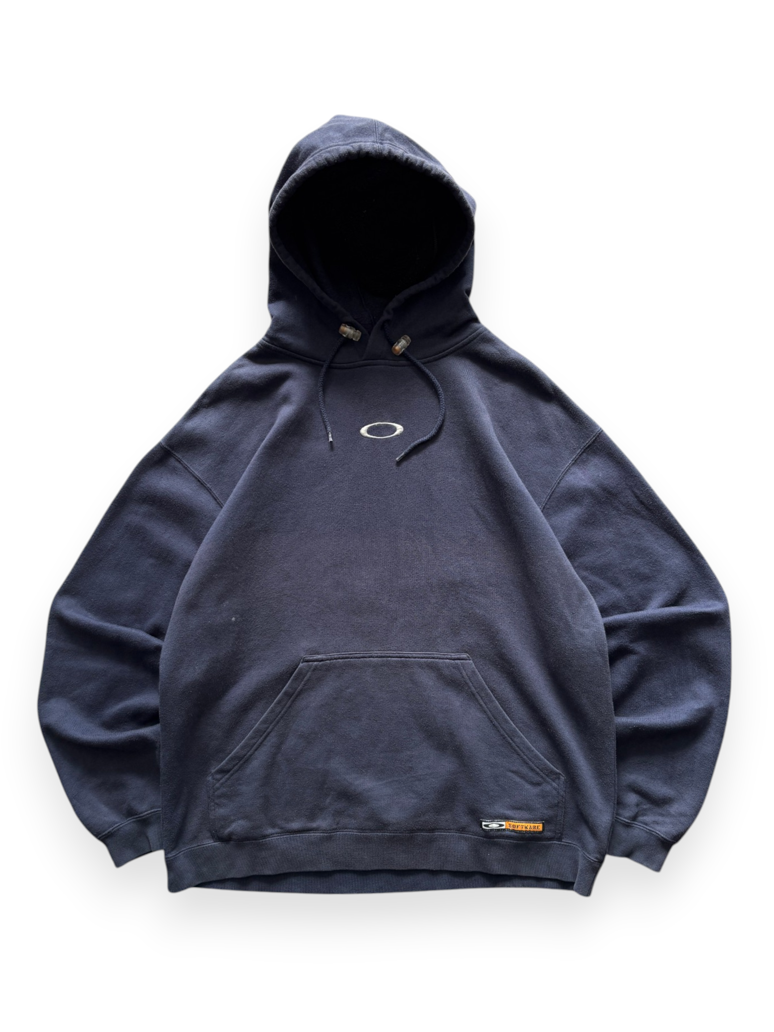 2000's Oakley Software Icon Navy Hoodie (M)