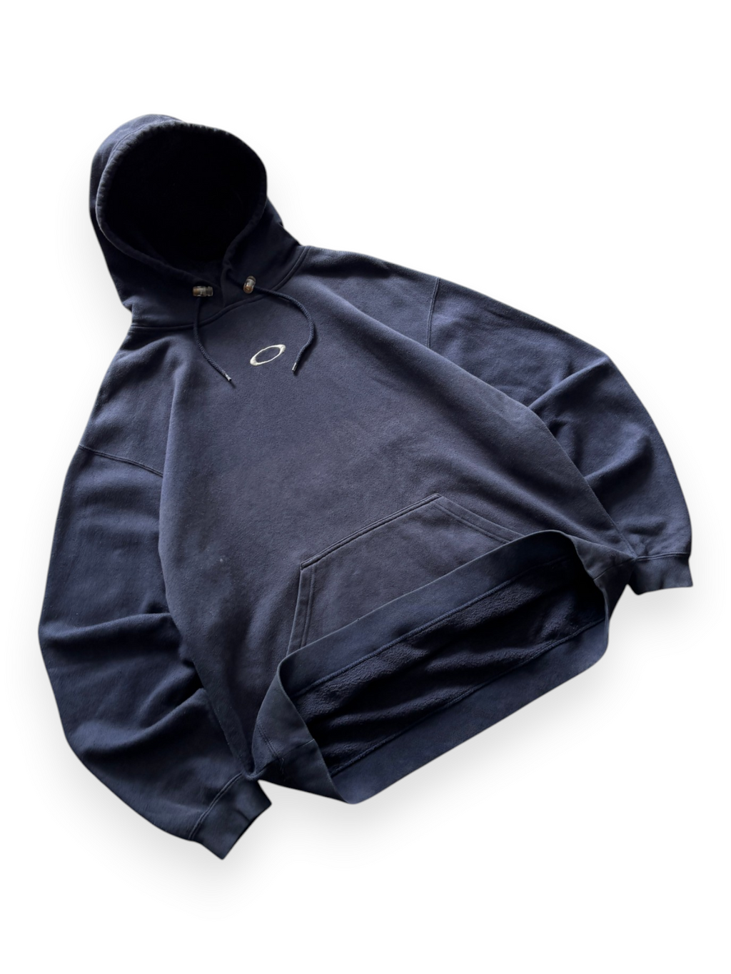 2000's Oakley Software Icon Navy Hoodie (M)