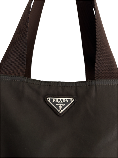 PRADA MAIN LINE FOREST GREEN SHOULDER BAG