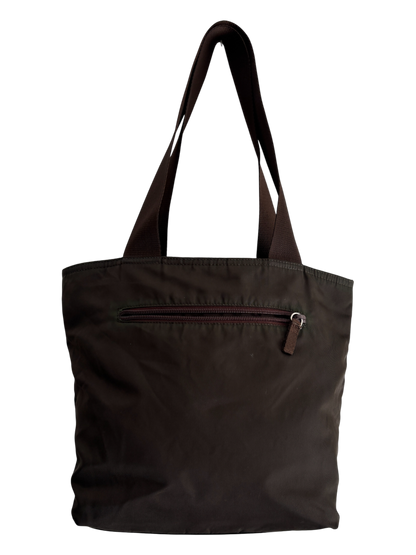 PRADA MAIN LINE FOREST GREEN SHOULDER BAG